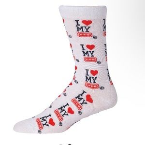 H-E-B Brand Shop Love My H-E-B
Adult Socks - White, One Size